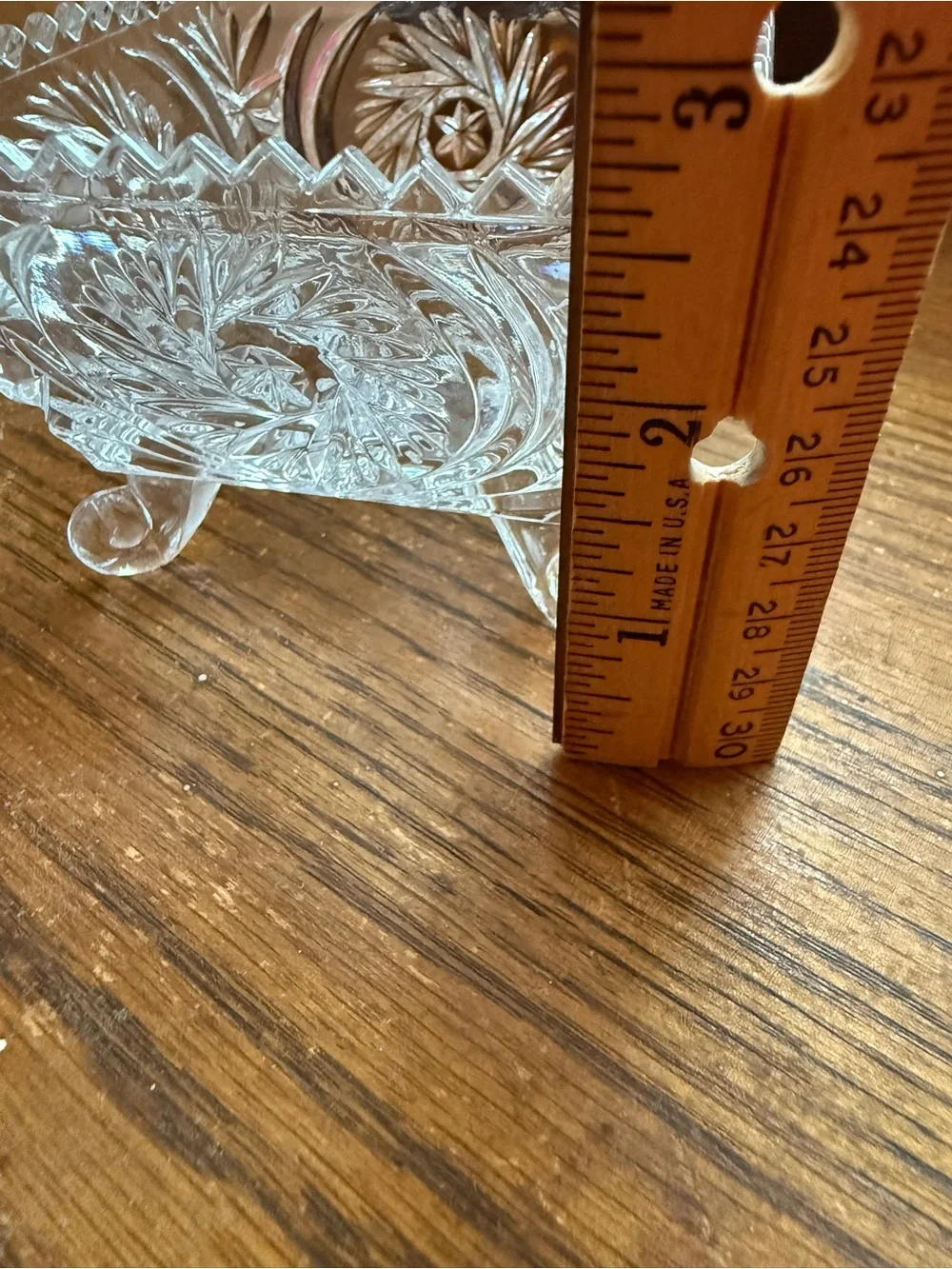 Glass Square Pedestal Dish